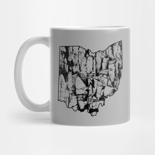 Rock Climbing Ohio Rock Climber State Map Climb Art Mug